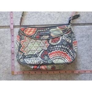 Vera Bradley Nomadic Floral Quilted Crossbody Bag Retired Pattern Zipper Purse